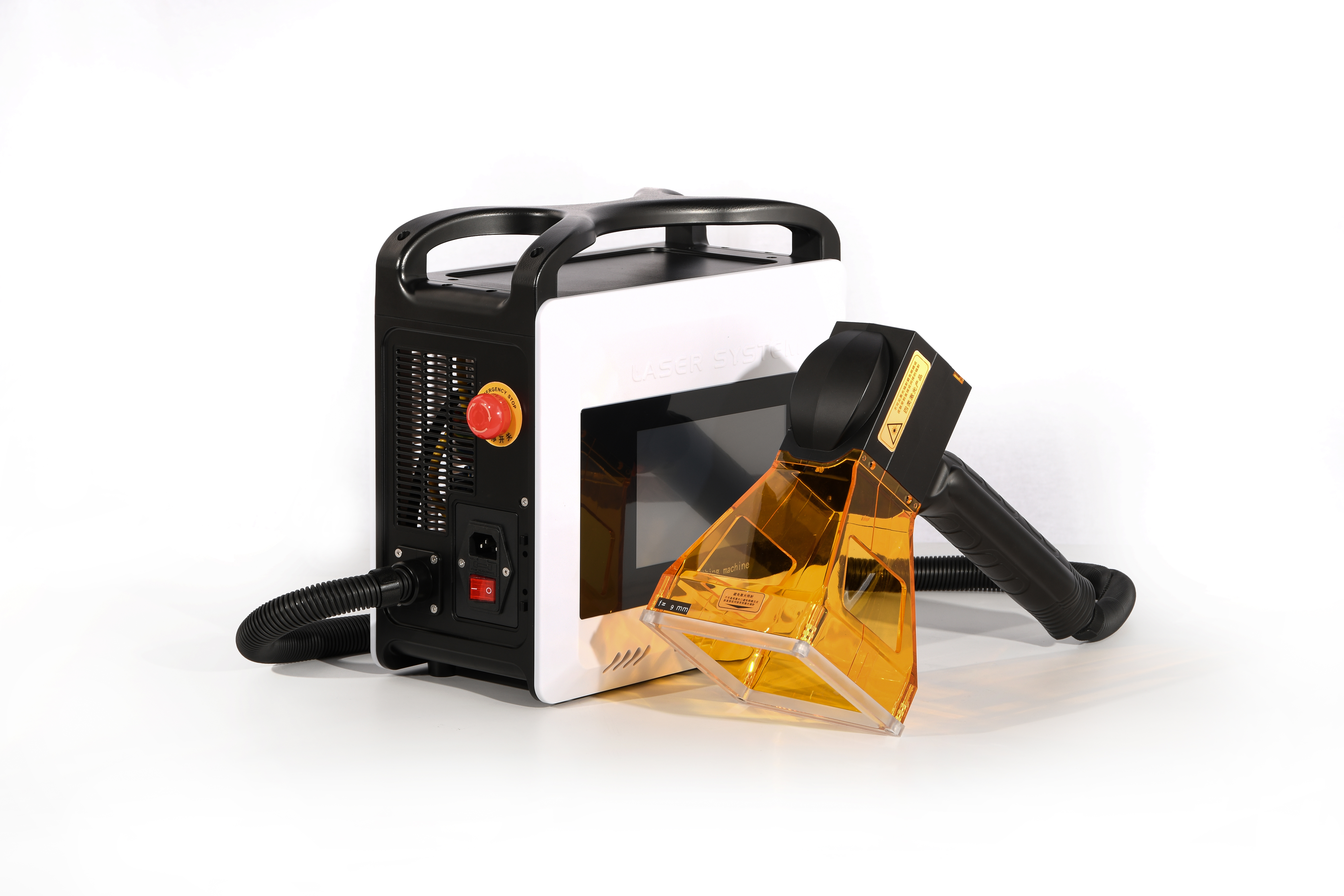 Simple Operation Automatism Handheld Fiber Laser Marking Machine for Big Product IPS-LH8 Series