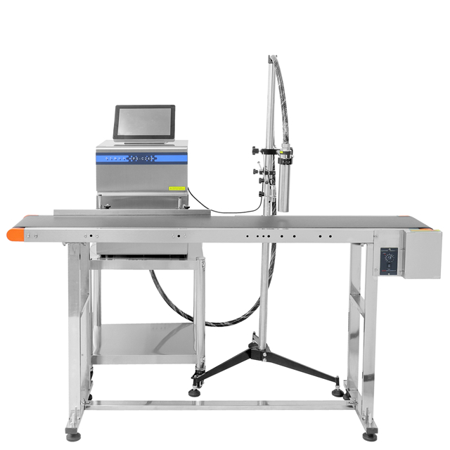 High Speed Continuous CIJ Inkjet Printer Industrial Date Batch Coding for Food Pharmaceutical IPS-C240